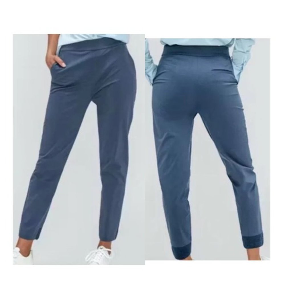 Ministry of Supply Women's Blue Kinetic Pull On Pants Size 0 NWT